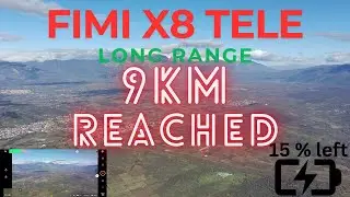 FIMI X8 TELE Long Range Test: Can It Fly 10KM? | Real-World Flight Distance Review