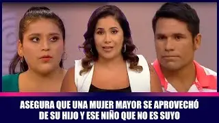 Asegura que una mujer mayor se aprovechó de su hijo y ese niño que no es suyo