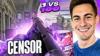 How Fast Can CENSOR Kill 100 Bots? | 1vs100 Challenge - #1