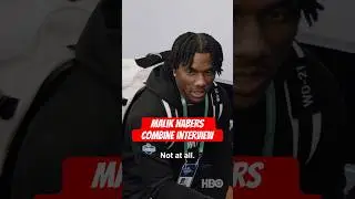 Malik Nabers&rsquo; combine interview 👀 Watch #HardKnocks with the New York Giants on Max. #giants #nfl