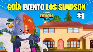 EVENTO DE LOS SIMPSON en Lego Fortnite Brick Life | Gu&iacute;a, misiones y recompensas | Parte #1