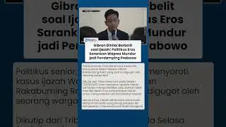 Nilai Berbelit soal Ijazah, Politikus Eros Sarankan Gibran Mundur jadi Wapres jika Tak Mau Tunjukkan