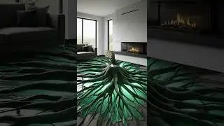 When the Deep Forest Takes Over the Living Room  A 3D Design That Gives You Chills! #builder #home