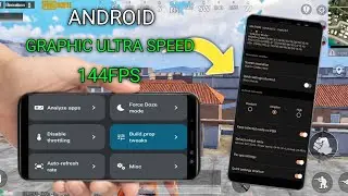 Unlock 120fps Android + Graphic 144FPS No-Root 100% Working | Max FPS Fix Lag - No Root