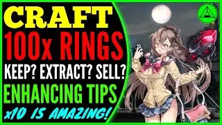 Craft & Enhance Ring x100 💍 (New Crafting Rocks!) Epic Seven