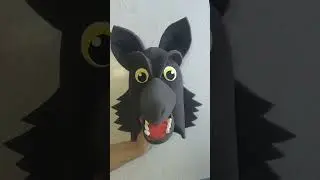 Мастер - класс по изготовлению маски Волка. Выкройка