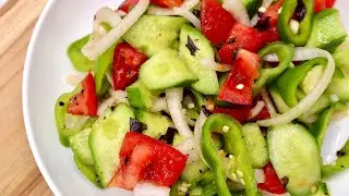How to Make Armenian Summer Salad (Ամառային Աղցան) | Eats With Gasia