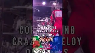 Corey Taylor Goes Crazy for Eloy Casagrande Drums during Prosthetics Live #slipknot