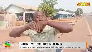 Supreme Court Ruling: Kpandai erupts in jubilation after MP, Matthew Nyindam's victory