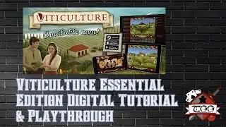 Viticulture Essential Edition Digital Tutorial & Playthrough | Base Game Guide