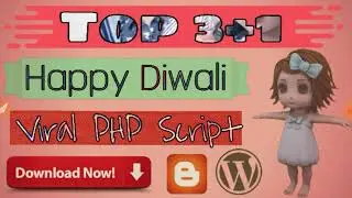 Top 3+1 Happy Diwali viral script free download adsense friendly festivals script