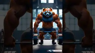 💔 Rejected by Love&hellip; But He Came Back STRONGER 💪🐼 | Red Panda Glow-Up | #shorts #gym #motivation