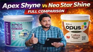 Asian Apex Shyne VS Birla Neo Star Shine | Asian paint vs Birla paint | #thepaintguru