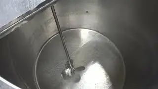 E14726 - Will-Flow Corp. 300 Gallon Stainless Steel Half-Jacketed Tank with Propeller Agitation