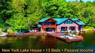 New York Waterfront Property For Sale | New York Lakefront Homes For Sale | 4 acres | Boat House