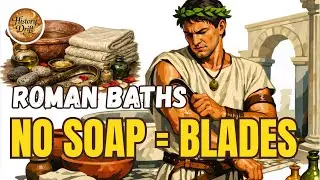 Roman Hygiene: Scraping Skin With Metal Blades (No Soap) (2 HOURS)