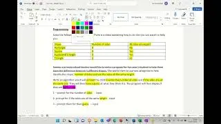 GCSE OCR programming - How to read and understand a coding problem using input and IF.