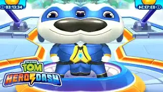 TALKING TOM HERO DASH GAMEPLAY WALKTHROUGH || Android Run Games
