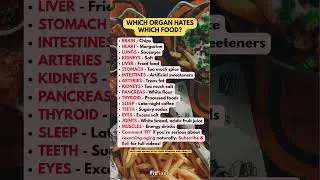 👆 Which Foods DAMAGE Which Organs After 50! #FitFixen #Shorts