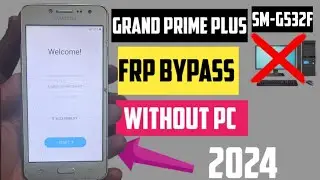 Samsung G532F FRP Grand PrimePlus/ Remove Google Account / Remove Gmail 2024 Without PC