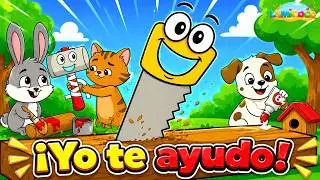 Aserr&iacute;n, Aserr&aacute;n 🌲 &iquest;Qu&eacute; le Pas&oacute; al Martillo? 🔨 | Canci&oacute;n Infantil sobre Ayudar y Amistad | LumiCoco