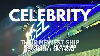 Celebrity Xcel - Celebrities newest ship! Boarding day of my first preview cruise!!!
