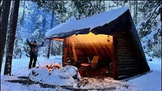 Camping in Heavy rain at the Lean To