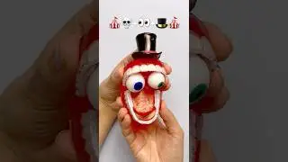 🎪💀+👀+🎩 Emoji mixing #Digital Circus #디지털 서커스 #실리콘테이프