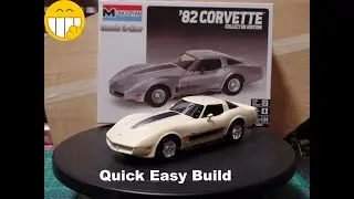1982 Corvette Revell 1:24 Scale Model Car Kit Build