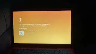 Orange Screen of Death