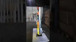 Neon box putar meja kerja bos display