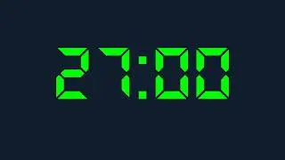 27 Minute Timer Digital | 27 Minutes Countdown Digital