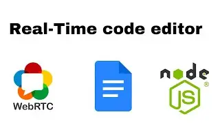 Real time code and text editor using node and socketio ,peer js with video