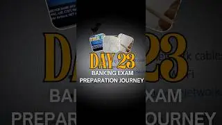 DAY 23 Banking Exam Preparation | #bankingexams #bankingexam #sbipo #ibpspo #sbiclerk #ibpspo #ibps