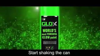 GLO-X Green & Aqua Spray Paint Instructions