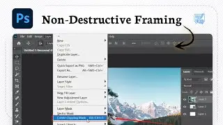 Как создать обтравочную маску в Photoshop (порядок слоев)