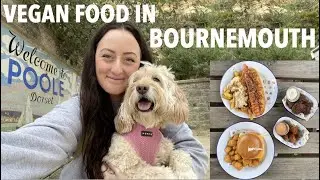 Vegan restaurants in Bournemouth UK | Beach weekend vlog