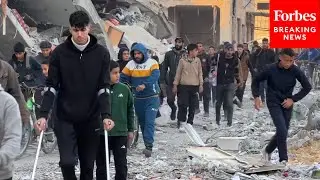 Displaced Palestinians Begin Returning To Their Homes In Gaza After Israel-Hamas Ceasefire