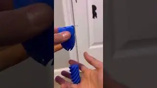 3-D printed spiral rocket fidget #3dprinting #3dprinted #fidget #rocket