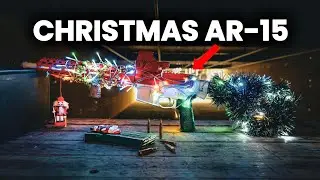 Custom Made Christmas AR-15🔫🎄