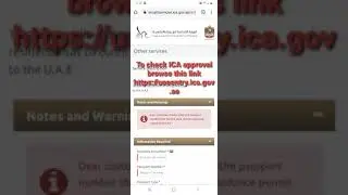How to check ICA approval & register arrivals for UAE.