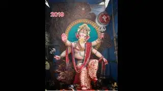 kandivali cha shree 2016 to 2025#ganpati#parel#lalbaughcharaja #mumbai#visarjan#viralvideo#shorts