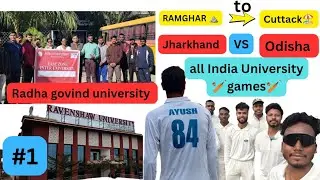 Ramgarh to Cuttack 😁||#part1 ||all india games ke liye chale odisha ⭕❗ ⭕||Radha govind university🏫🏫