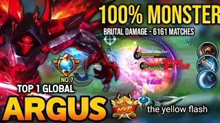 ARGUS BEST BUILD 2022 | TOP 1 GLOBAL ARGUS GAMEPLAY | MOBILE LEGENDS✓