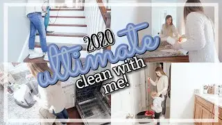 NEW! ALL DAY ULTIMATE CLEAN WITH ME 2020 / EXTREME CLEANING MOTIVATION / SATISFYING SPEED CLEAN