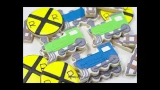 Train Cookies - How to Decorate