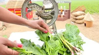 Miniature Sarson Ka Saag Recipe | Makki Ki Roti | Punjabi Style | Miniature Foodkey