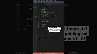 Reading from a .txt file in the language of C! 