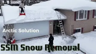 Sault Ste Marie Rooftop Snow Removal by Arctic Solution