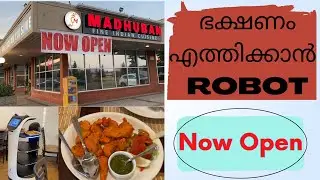ജോലി തെറിക്കാതെ നോക്കിക്കോ|Food Serve ചെയ്യാൻ Robot | Madhuban Indian Restaurant Edmonton| Now open